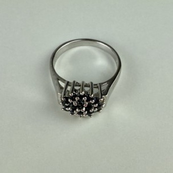 925 Sterling Silver Sapphires 