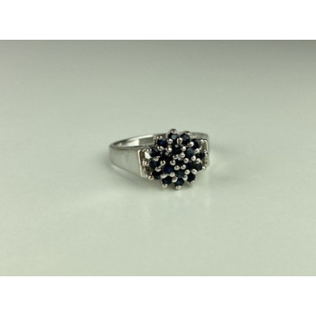 925 Sterling Silver Sapphires 