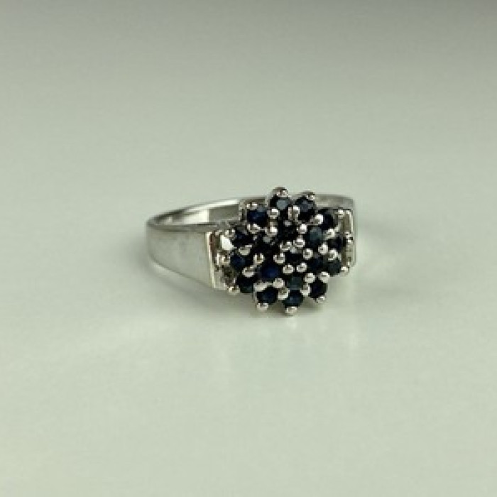 925 Sterling Silver Sapphires 