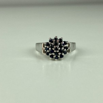 925 Sterling Silver Sapphires 