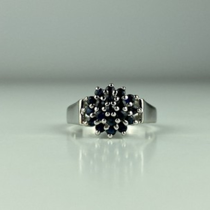 925 Sterling Silver Sapphires 