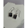 925 Sterling Silver Alexandrite Elegant Earrings Length 1.2 Inch