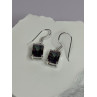 925 Sterling Silver Alexandrite Elegant Earrings Length 1.2 Inch