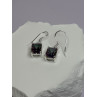 925 Sterling Silver Alexandrite Elegant Earrings Length 1.2 Inch