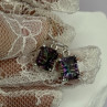 925 Sterling Silver Alexandrite Elegant Earrings Length 1.2 Inch