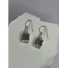 925 Sterling Silver Alexandrite Elegant Earrings Length 1.2 Inch