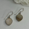 Vintage Native American 925 Sterling Silver Turquoise Earrings Length 1.20 Inch
