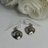 Vintage Native American 925 Sterling Silver Turquoise Earrings Length 1.20 Inch