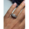 925 Sterling Silver CZ Ring Size 6