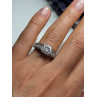 925 Sterling Silver CZ Ring Size 6
