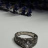 925 Sterling Silver CZ Ring Size 6