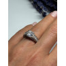 925 Sterling Silver CZ Ring Size 6