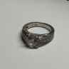 925 Sterling Silver CZ Ring Size 6
