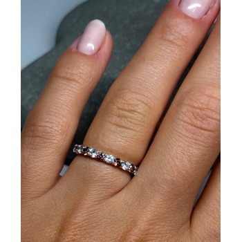 925 Sterling Silver CZ Ring Size 5.5