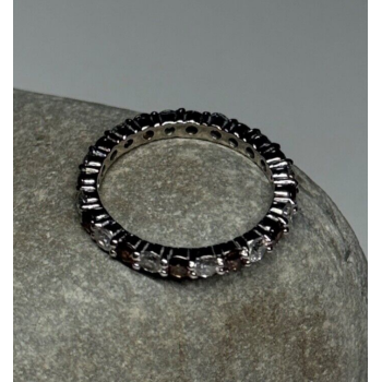 925 Sterling Silver CZ Ring Size 5.5