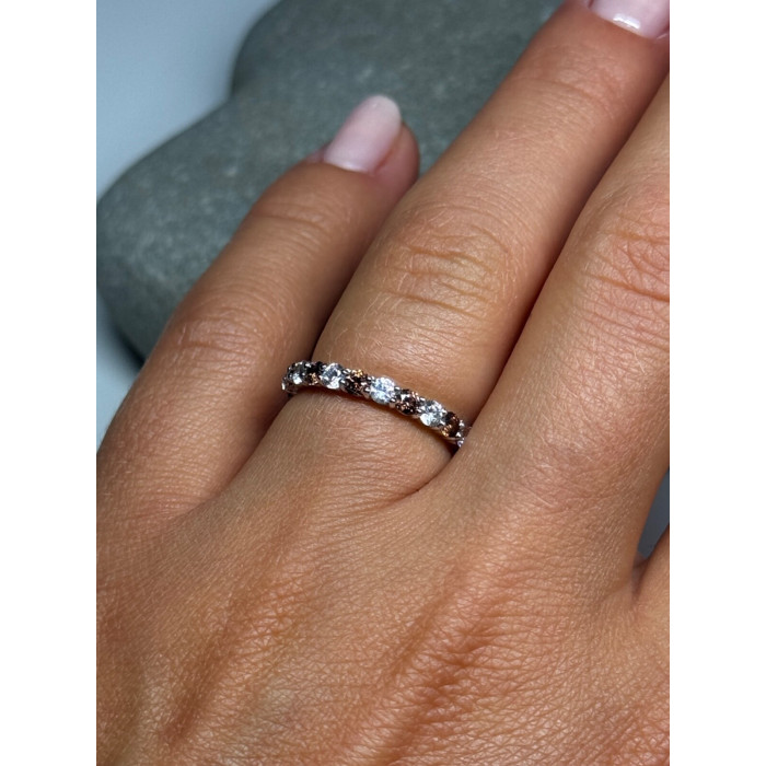 925 Sterling Silver CZ Ring Size 5.5