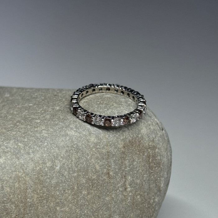 925 Sterling Silver CZ Ring Size 5.5