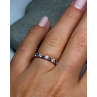 925 Sterling Silver CZ Ring Size 5.5