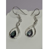 925 Sterling Silver Alexandrite Earrings Length 1.8 Inch