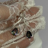 925 Sterling Silver Alexandrite Earrings Length 1.8 Inch