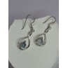 925 Sterling Silver Alexandrite Earrings Length 1.8 Inch