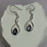 925 Sterling Silver Alexandrite Earrings Length 1.8 Inch