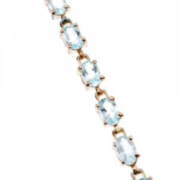 925 Sterling Silver Topaz Bracelet