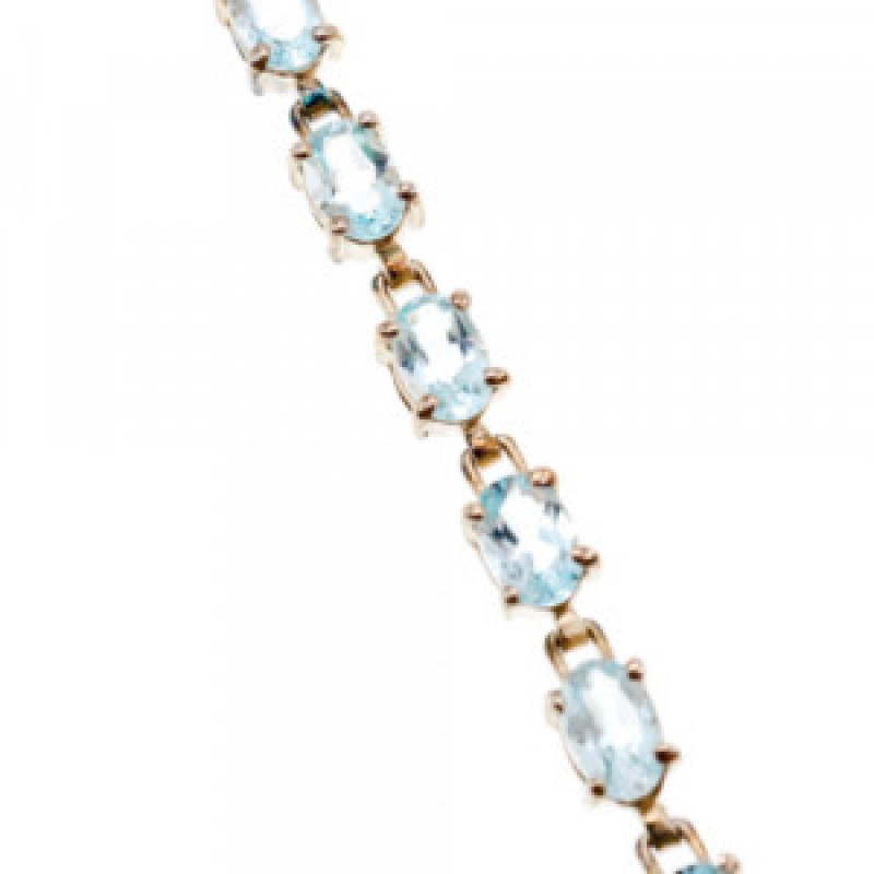 925 Sterling Silver Topaz Bracelet