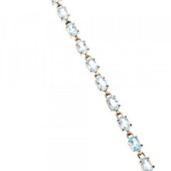 925 Sterling Silver Topaz Bracelet