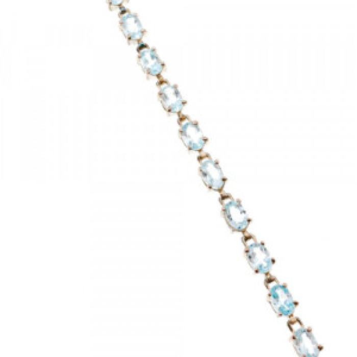 925 Sterling Silver Topaz Bracelet