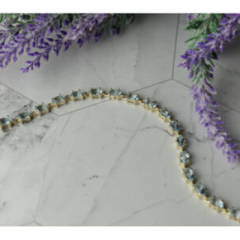 925 Sterling Silver Topaz Bracelet