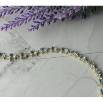 925 Sterling Silver Topaz Bracelet