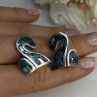 Vintage Taxco 925 Sterling Silver Turquoise Earrings Length 0.92 Inch