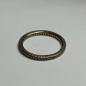 925 Sterling Silver Gold Plated CZ Ring Size 6