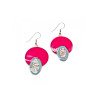 925 Sterling Silver Haliotis & Enamel Earrings