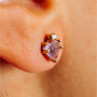 14K Yellow Gold Amethyst & Diamonds 