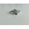 925 Sterling Silver White Topaz Ring Size 7