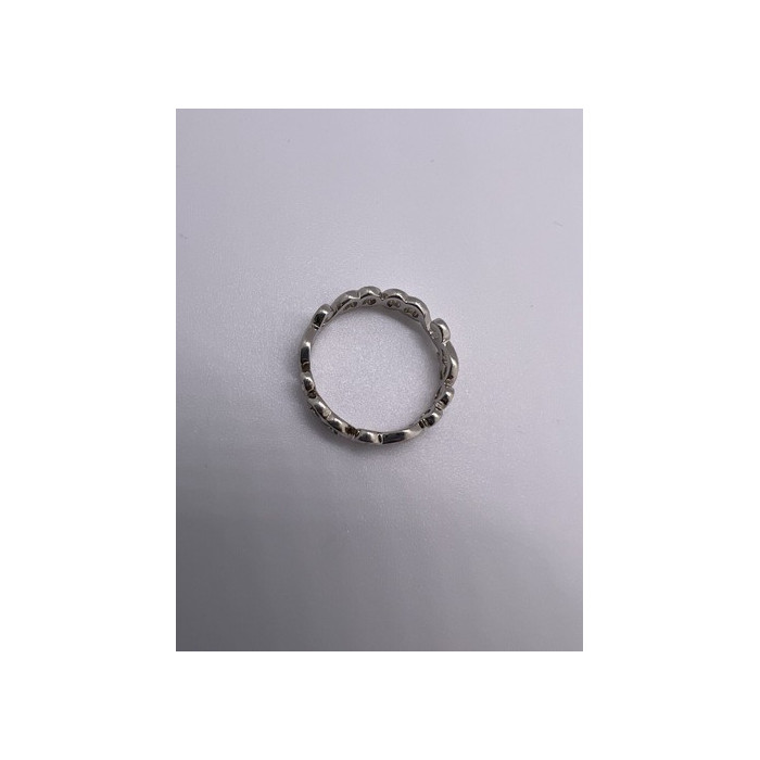 925 Sterling Silver Wave Band Ring Size 8