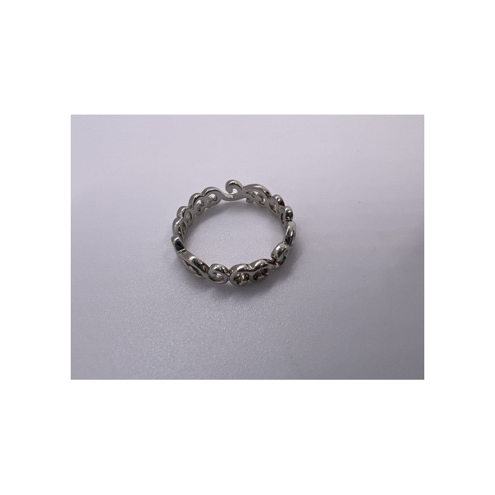 925 Sterling Silver Wave Band Ring Size 8