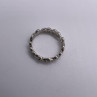 925 Sterling Silver Wave Band Ring Size 8