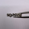 925 Sterling Silver Wave Band Ring Size 8