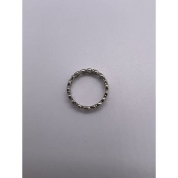 925 Sterling Silver Wave Band Ring Size 8