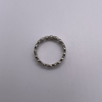 925 Sterling Silver Wave Band Ring Size 8