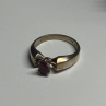925 Sterling Silver Ruby Ring Size 6