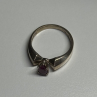 925 Sterling Silver Ruby Ring Size 6
