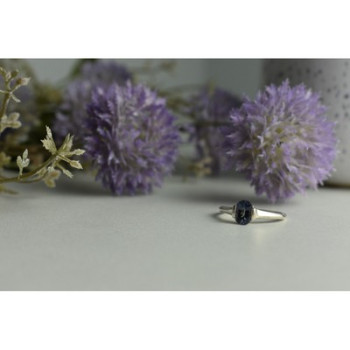 925 Sterling Silver Spinel Ring Size 9.5