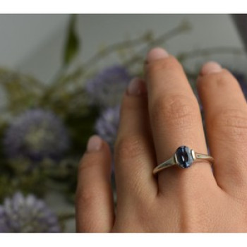 925 Sterling Silver Spinel Ring Size 9.5