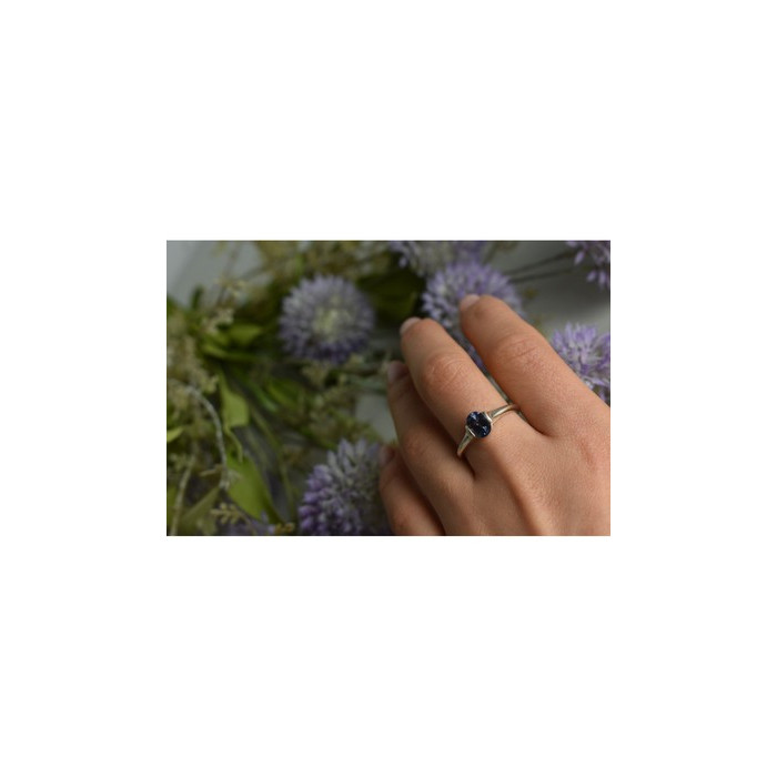 925 Sterling Silver Spinel Ring Size 9.5