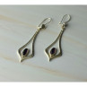 925 Sterling Silver Amethyst Earrings