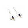 925 Sterling Silver Amethyst Earrings